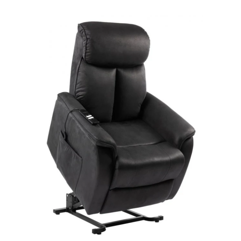 Electric Power Lift Recliner Chair with Remote Control – Living Room Reclining Sofa with Extendable Footrest & Side Pocket