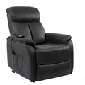 Electric Power Lift Recliner Chair with Remote Control – Living Room Reclining Sofa with Extendable Footrest & Side Pocket