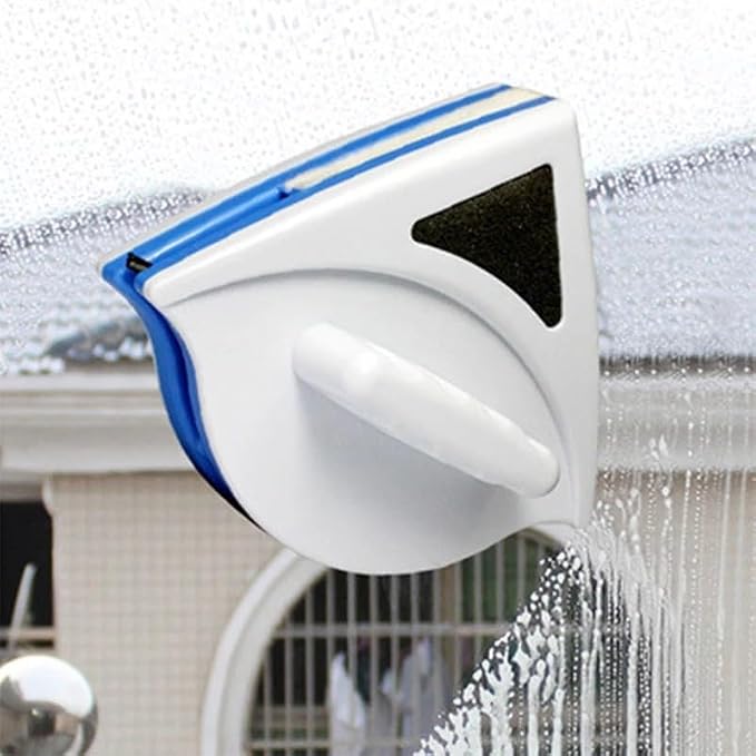 Magnetic Window Cleaner, with Double Sides for Windows 15-30mm, Professional, Window Cleaner, Includes 6 Sponges, 4 Brushes, 12 Sponge Adjusters
