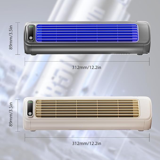 Portable Air Conditioner Cooling Fan, 2026 New Cooling Fan with 3 Speeds, Quiet Mini Air Conditioner, Portable Mini Air Conditioners Fan for Home Office