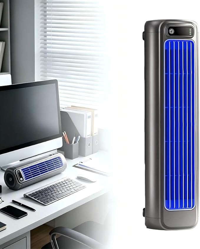 Portable Air Conditioner Cooling Fan, 2026 New Cooling Fan with 3 Speeds, Quiet Mini Air Conditioner, Portable Mini Air Conditioners Fan for Home Office