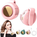 Portable Silent Mini Bladeless Fan Clip On, Small Fan Clip on for Shirt & Waist, Adjustable 3-Speed Suspended Whirlwind Fans, For Outdoor & Travel & Office, Travel Accessories, Gift