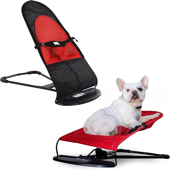 Dog Rocking Chair, Portable Pet Hammock, Small Dog Pet Bed, Portable Elevated Cat Bed, Outdoor Swing for Small Pet Rocking Bed