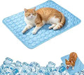 Cooling Mat for Dogs, Waterproof Reversible Pet Cooling Pad with Ice Silk & Soft Velvet, Washable Summer Pet Blanket for Couch, Bed, Crate, Floor, Car Seat