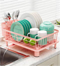 Pink Dish Rack,Drying Dish Rack Over Sink Dish Rack,Kitchen Organization Dish Drainer for Kitchen Counter