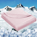 Cooling Blankets for Hot Sleepers - Summer Blanket Thin Lightweight Breathable Soft Double Side Enhanced Cooling for Bed Couch Sofa, Keep Cool for Night Sweats