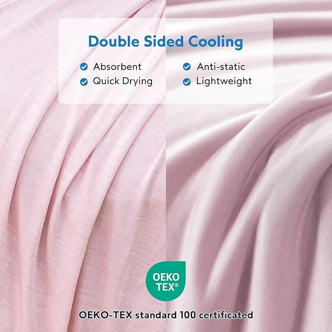 Cooling Blankets for Hot Sleepers - Summer Blanket Thin Lightweight Breathable Soft Double Side Enhanced Cooling for Bed Couch Sofa, Keep Cool for Night Sweats