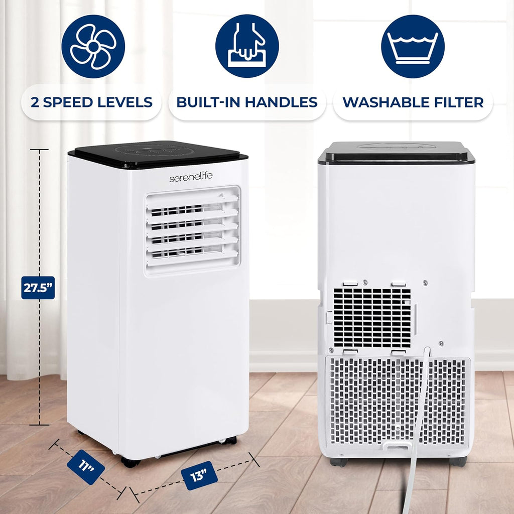 Portable Air Conditioner, 3-in-1 Compact Standing Air Conditioner , Floor AC Unit with LCD Remote Control, Auto Mode, Low Noise with Wrapped Compressor