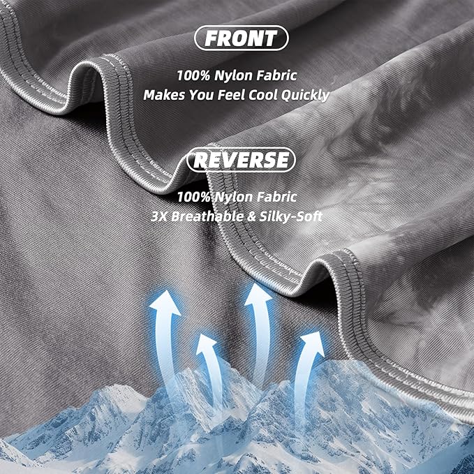 Cooling Blanket Queen Size, Cooling Blankets for Hot Sleepers, Absorbs Heat to Keep Adults Cool For Summer Nights Sweats, Thin Cold Lightweight Blanket for Couch Bed, All Season Use