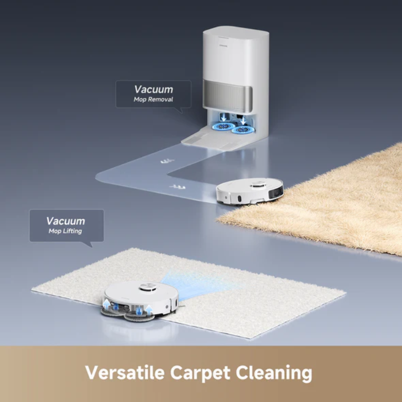 Smart Robot Vacuum and Mop Cleaner – 19,000Pa Powerful Suction, Self-Cleaning Station, Smart Navigation for Effortless Home Cleaning