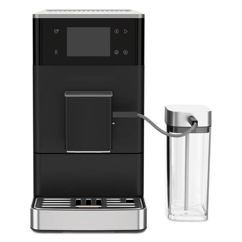 Fully Automatic Espresso Machine with Built-In Grinder, Milk Frother, Custom Coffee Settings & Iced Coffee Function