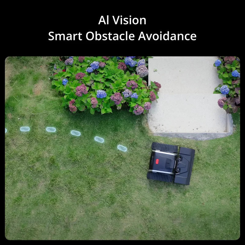 Smart Robotic Lawn Mower – Automatic Grass Cutting Robot with AI Navigation, All-Terrain Performance & Long-Lasting Battery