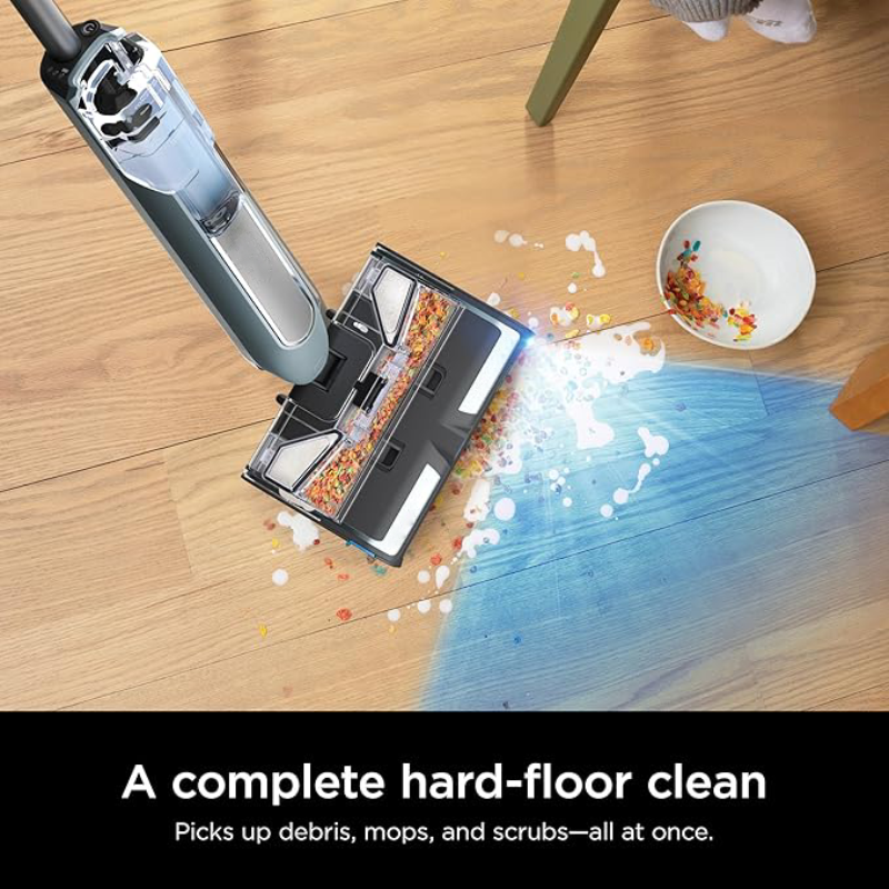 Cordless Wet Dry Floor Cleaner – Smart Hard Floor Washer with Self-Cleaning Brush, Dual Cleaning Mode & Powerful Debris Pickup for Home