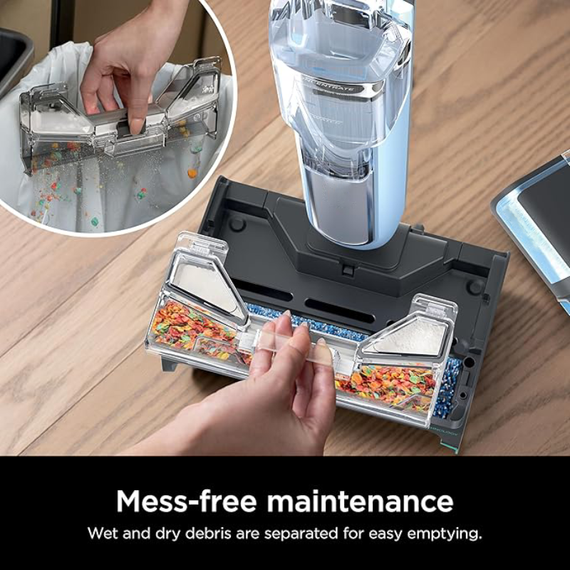 Cordless Wet Dry Floor Cleaner – Smart Hard Floor Washer with Self-Cleaning Brush, Dual Cleaning Mode & Powerful Debris Pickup for Home