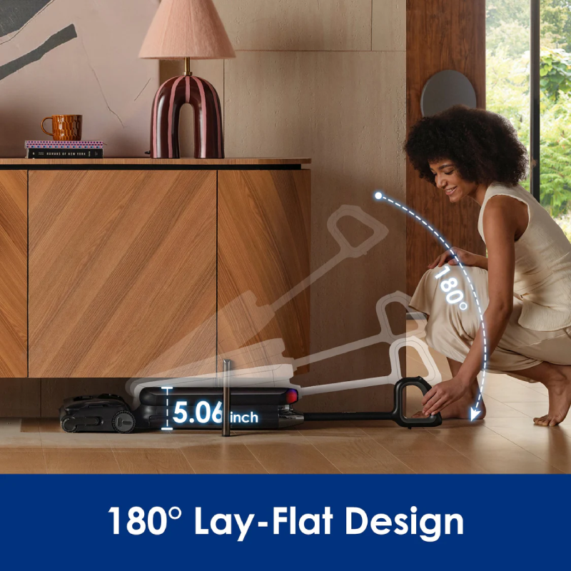 Smart Wet Dry Vacuum Cleaner – Powerful Floor Washer with Self-Cleaning System, 22kPa Suction & Long-Lasting Battery for Deep Home Cleaning