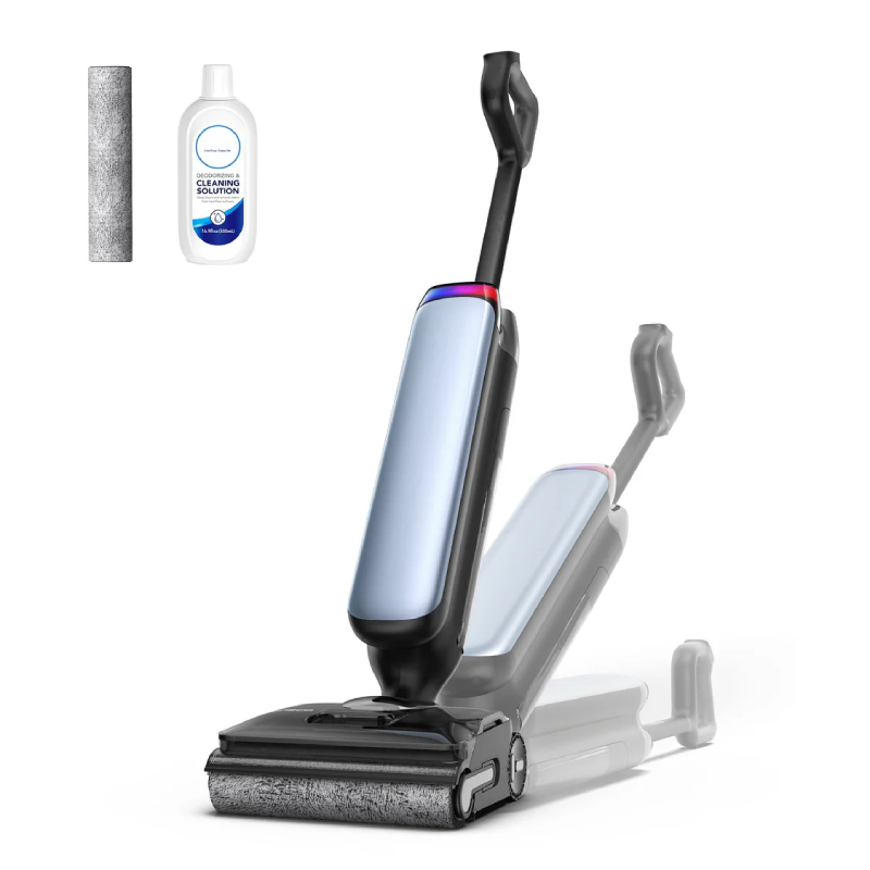 Smart Wet Dry Vacuum Cleaner – Powerful Floor Washer with Self-Cleaning System, 22kPa Suction & Long-Lasting Battery for Deep Home Cleaning