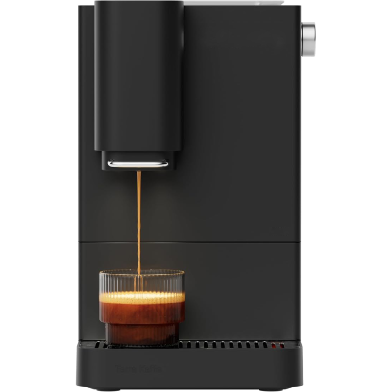 Compact Fully Automatic Espresso Machine with Built-In Grinder, Adjustable Brewing Settings, One-Touch Coffee Making & Self-Cleaning