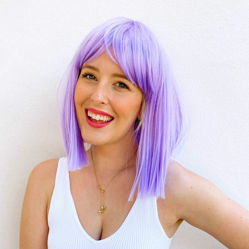 Bachelorette Party Wigs | Neon Pastel Wig with Adjustable Netting | Bridal Party Favors, Gifts, Accessories, Decor | Bachelorette Party Hat