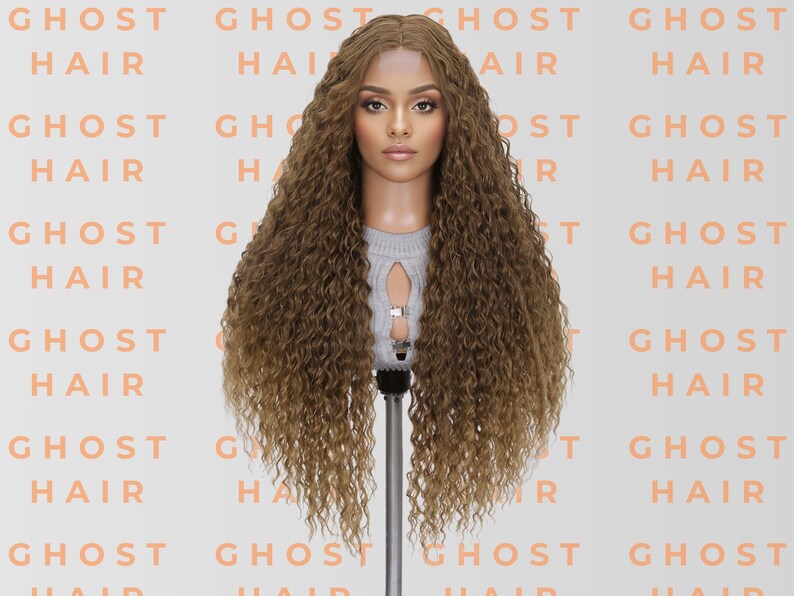 Fashion Natural Wig Ombre Blonde Afro Kinky Curly Wigs