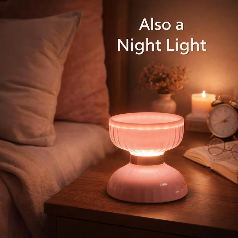 Electric Makeup Brush Cleaner, Night Light Vanity Organizer, Makeup Lovers Gift