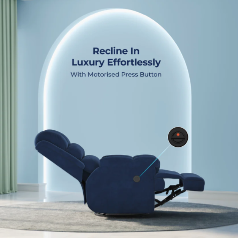 Premium Electric Recliner Chair Sofa with 270° Swivel Function, Adjustable Footrest & Luxury Living Room Comfort
