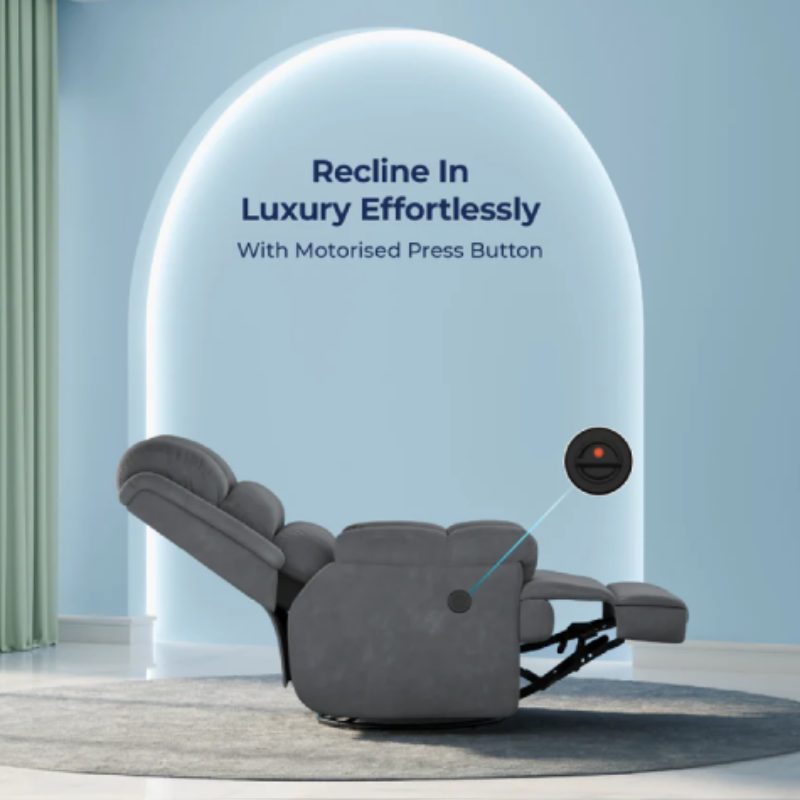 Premium Electric Recliner Chair Sofa with 270° Swivel Function, Adjustable Footrest & Luxury Living Room Comfort