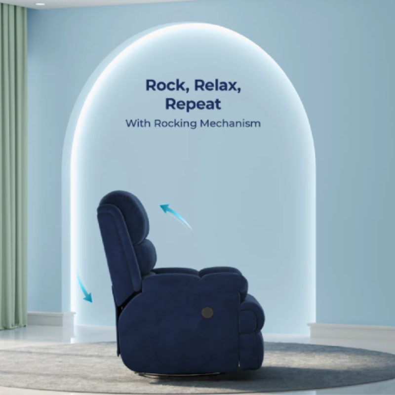 Premium Electric Recliner Chair Sofa with 270° Swivel Function, Adjustable Footrest & Luxury Living Room Comfort