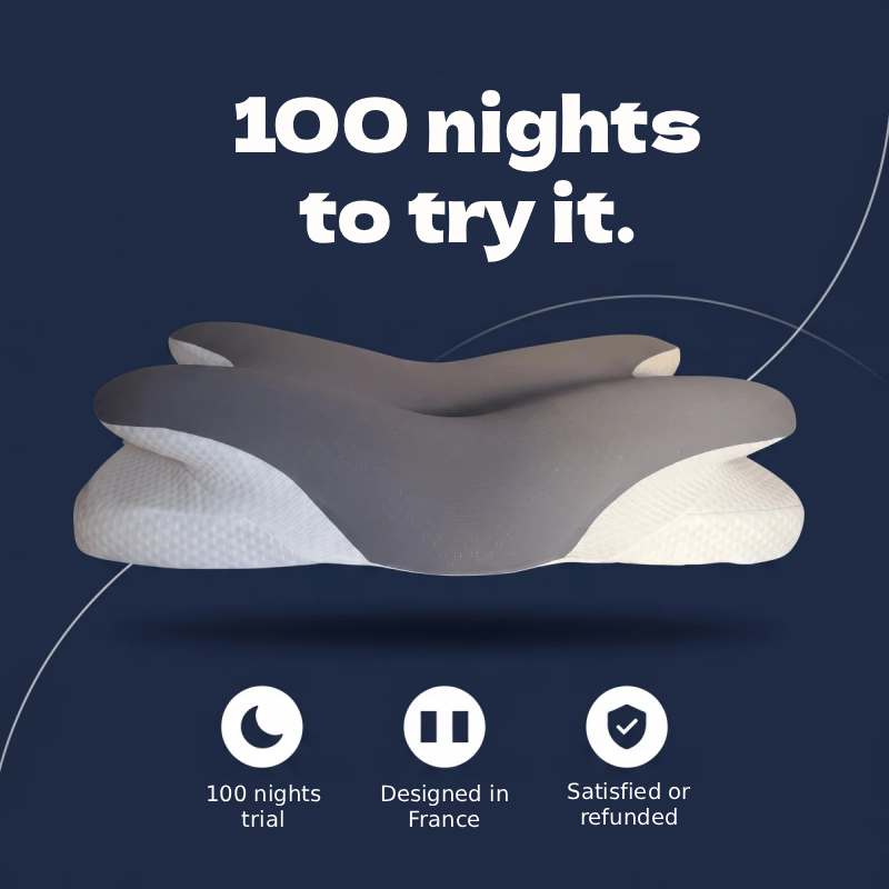 Ergonomic Cervical Pillow – Memory Foam Neck Support Pillow for Better Sleep & Spinal Alignment