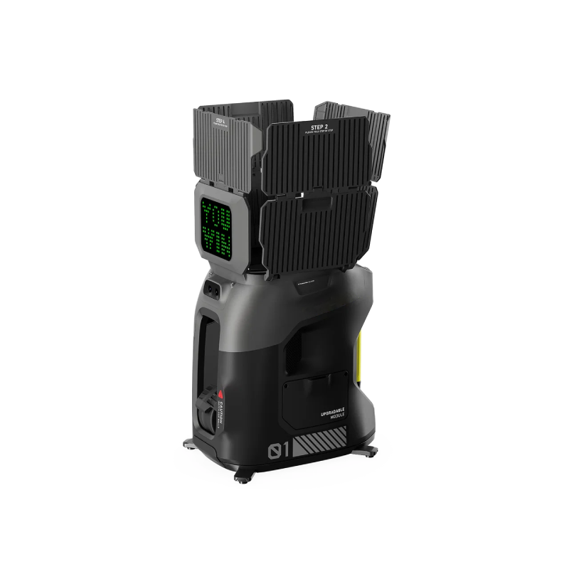 Smart Tennis Ball Machine with App & Voice Control, 100+ Ball Capacity, Adjustable Speed, Spin & Trajectory