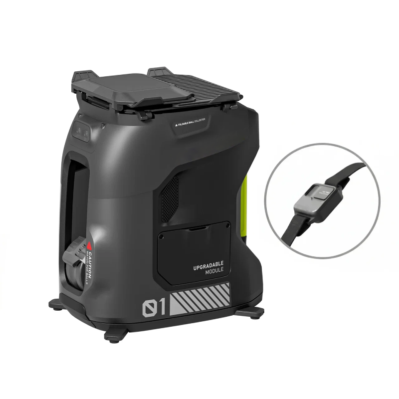 Smart Tennis Ball Machine with App & Voice Control, 100+ Ball Capacity, Adjustable Speed, Spin & Trajectory