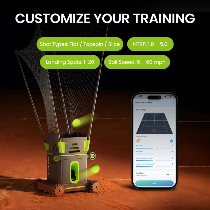 Tennis Ball Machine – Automatic Tennis Robot for Solo Training, Practice & Professional Skill Improvement