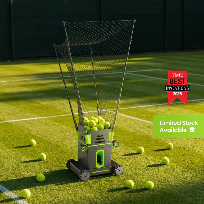Tennis Ball Machine – Automatic Tennis Robot for Solo Training, Practice & Professional Skill Improvement