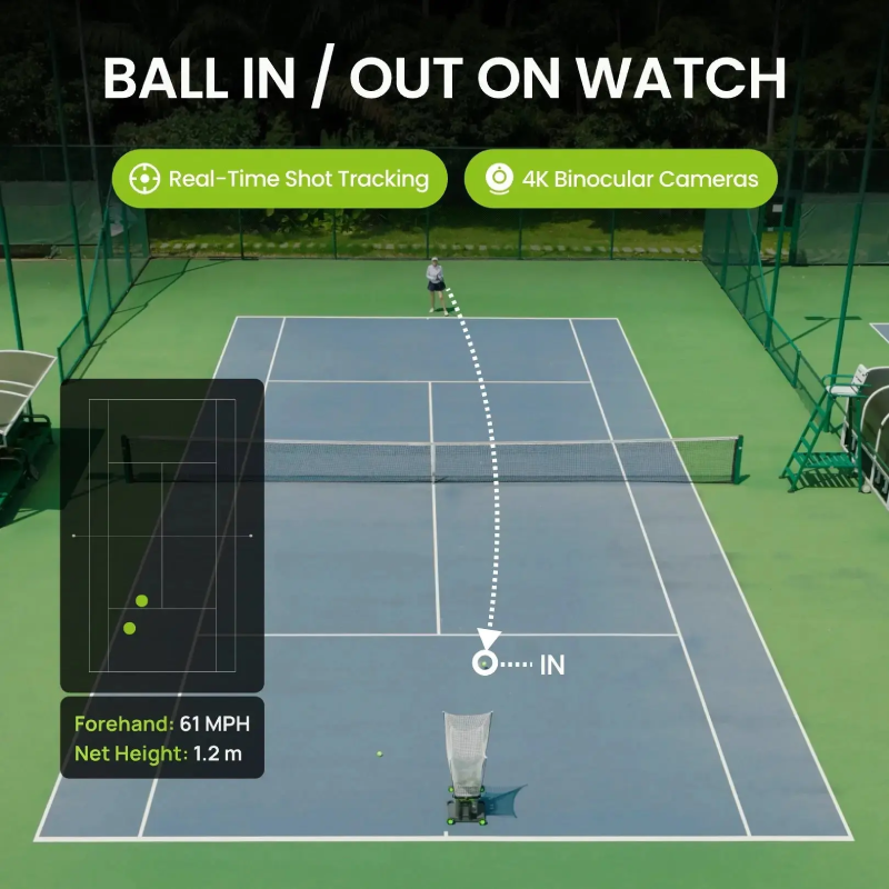 Tennis Ball Machine – Automatic Tennis Robot for Solo Training, Practice & Professional Skill Improvement