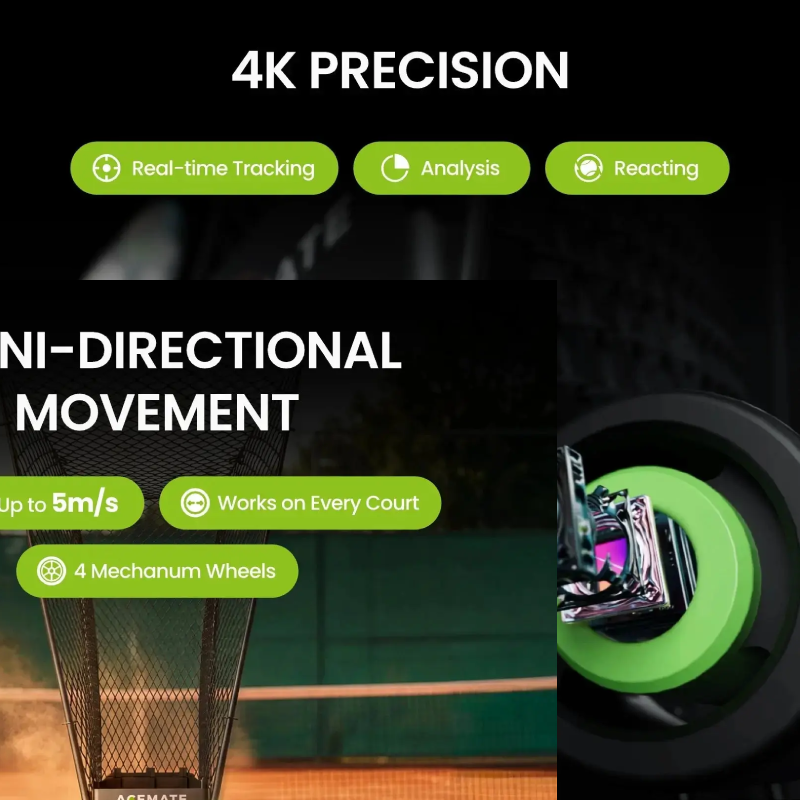 Tennis Ball Machine – Automatic Tennis Robot for Solo Training, Practice & Professional Skill Improvement