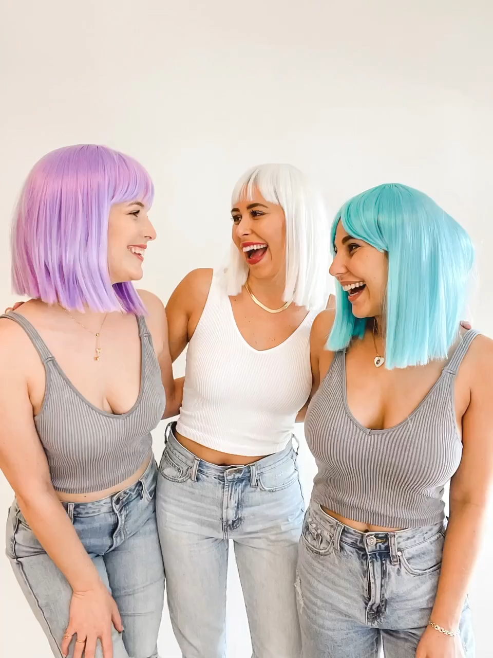 Bachelorette Party Wigs | Neon Pastel Wig with Adjustable Netting | Bridal Party Favors, Gifts, Accessories, Decor | Bachelorette Party Hat