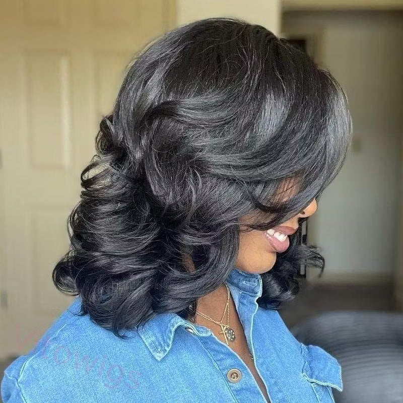 Glueless Short Bob Body Wave Wig For Women