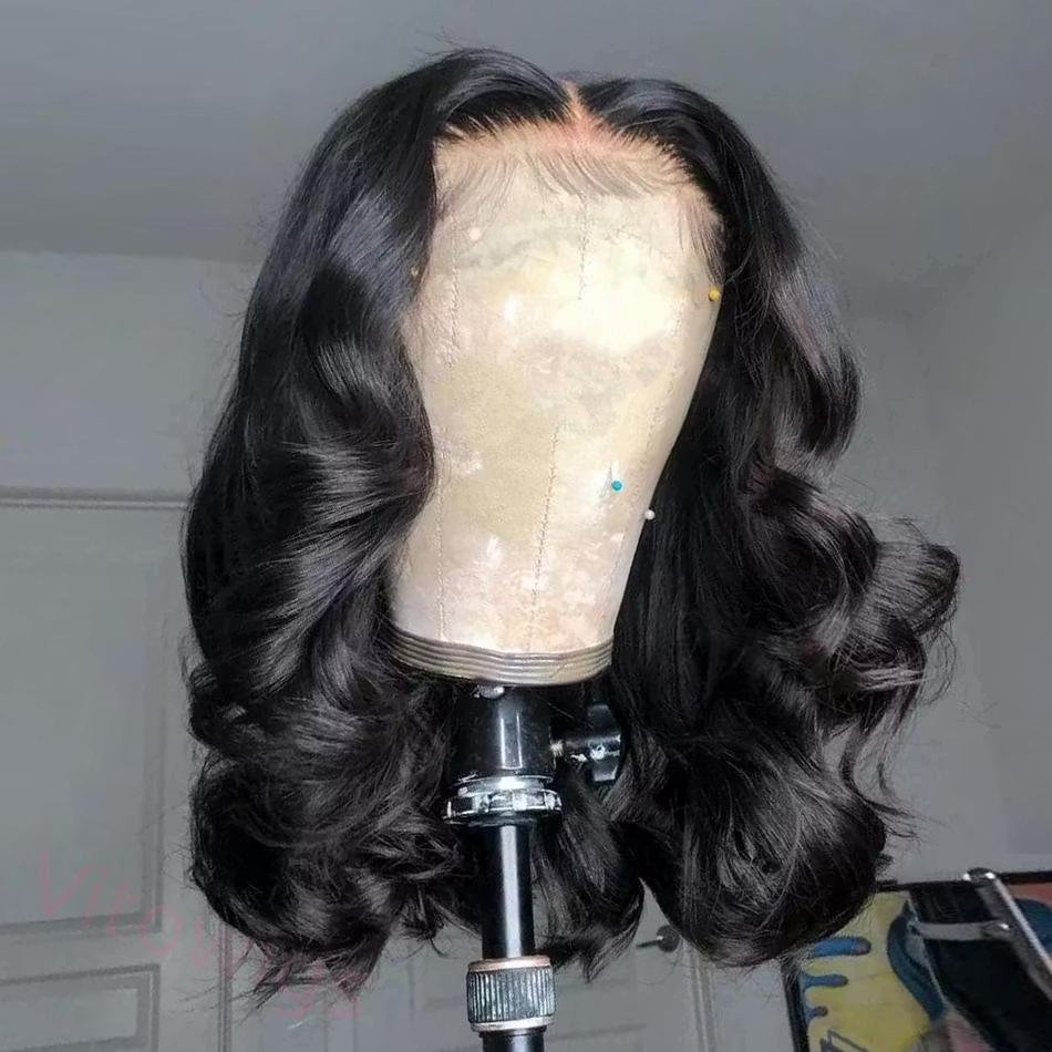 Glueless Short Bob Body Wave Wig For Women