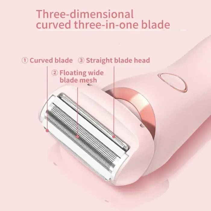Best Silk Glide Razor, Lady Shaver, Silk Glide Epilator Painless Hair Removal at Home, 2 in 1 Electric Shaver Razors for Women, for Sensitive Skin, Wet & Dry